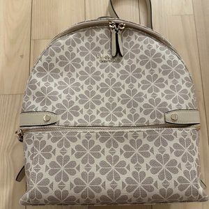 Kate Spade Spade Flower Coated Canvas Day Pack Medium Backpack